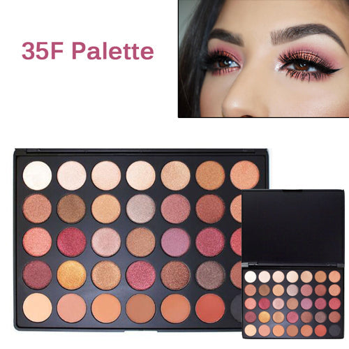 35-Color Warm Eyeshadow Palette for Easy Eye Looks
