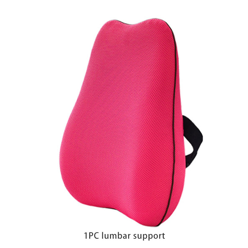 Lumbar Support Cushion for Office Chair — Memory Foam Back