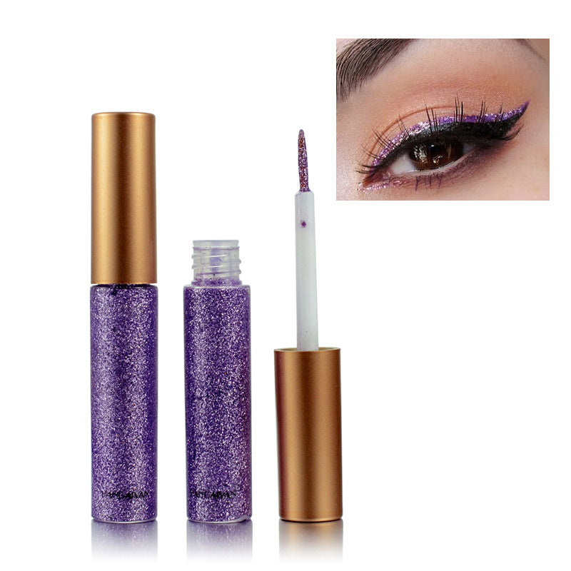 Glitter Liquid Eyeliner Set: 10 Sparkling Eye Shades