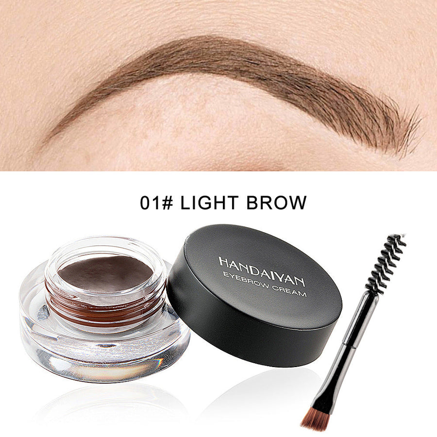 Waterproof Eyebrow Gel & Eyeliner Cream, 12 Colors