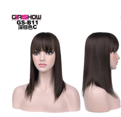 Synthetic Bob Wig with Bangs — Instant Hair Makeover in 4