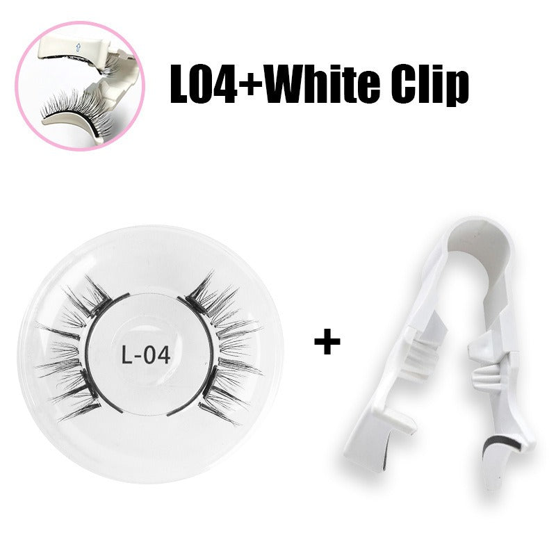 Magnetic False Eyelashes — Natural Thick & Long Look, No Glue