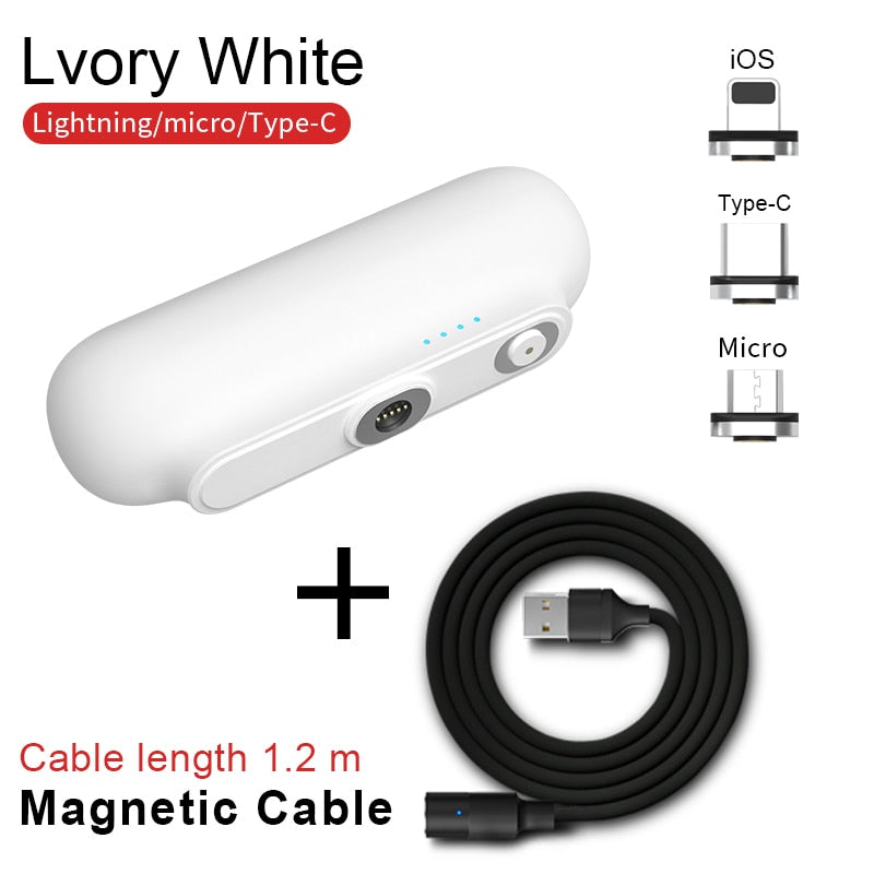 Magnetic Power Bank 2600mAh — Featherlight iPhone Emergency