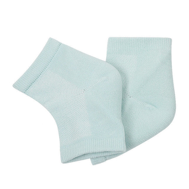 Silicone Gel Heel Socks for Cracked, Dry Foot Skin