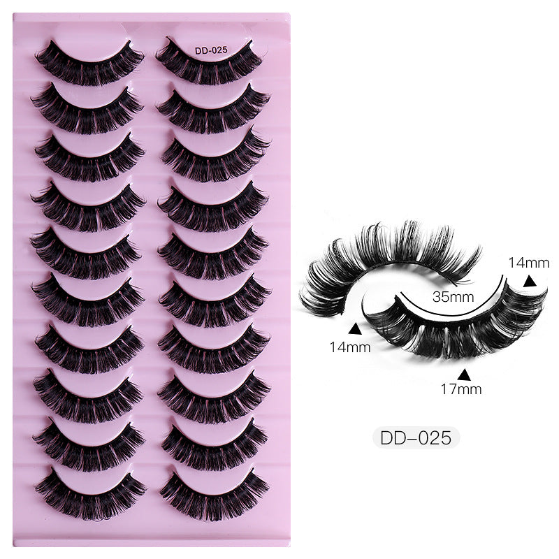 False Eyelashes: 10-Pair Dramatic Multi-Style Set