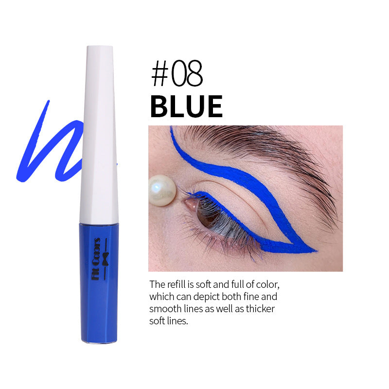 Fluorescent Graphic Eyeliner Set — 8 Neon Colors