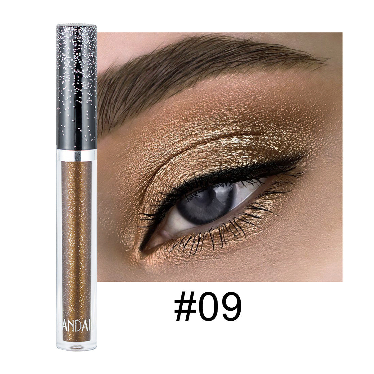 12 Color Liquid Eyeshadow for High-Shine Sparkle Looks