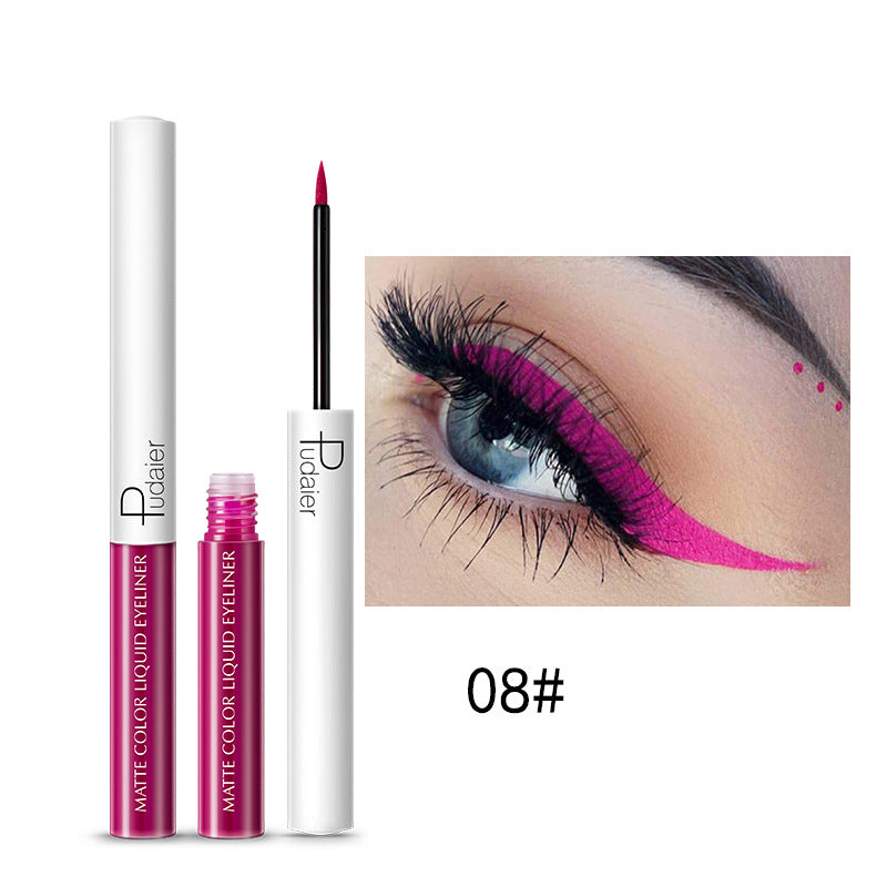 Waterproof Liquid Eyeliner for Precise, Vivid Color Definition