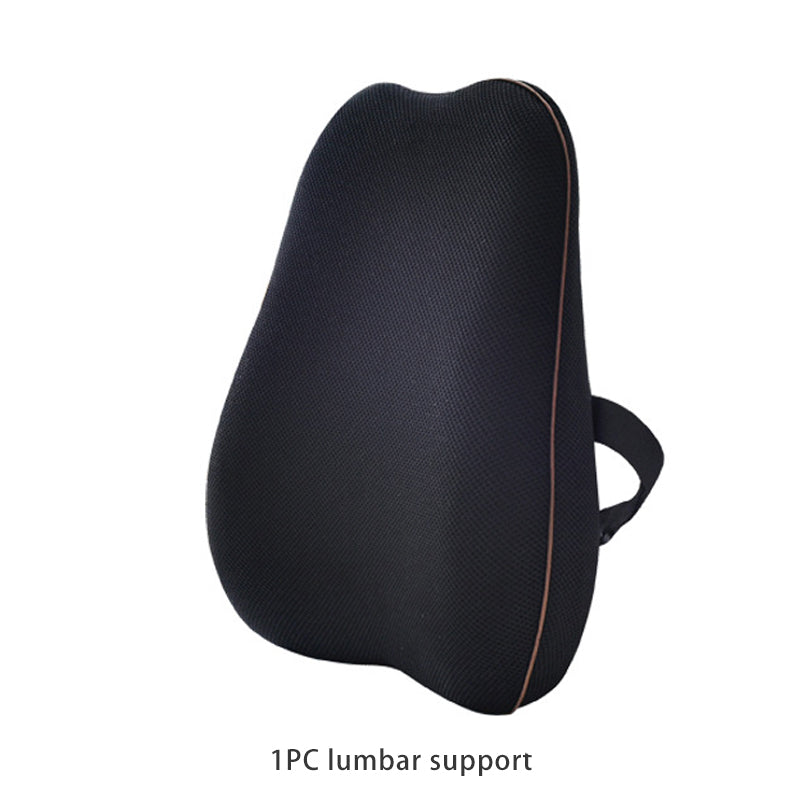 Lumbar Support Cushion for Office Chair — Memory Foam Back