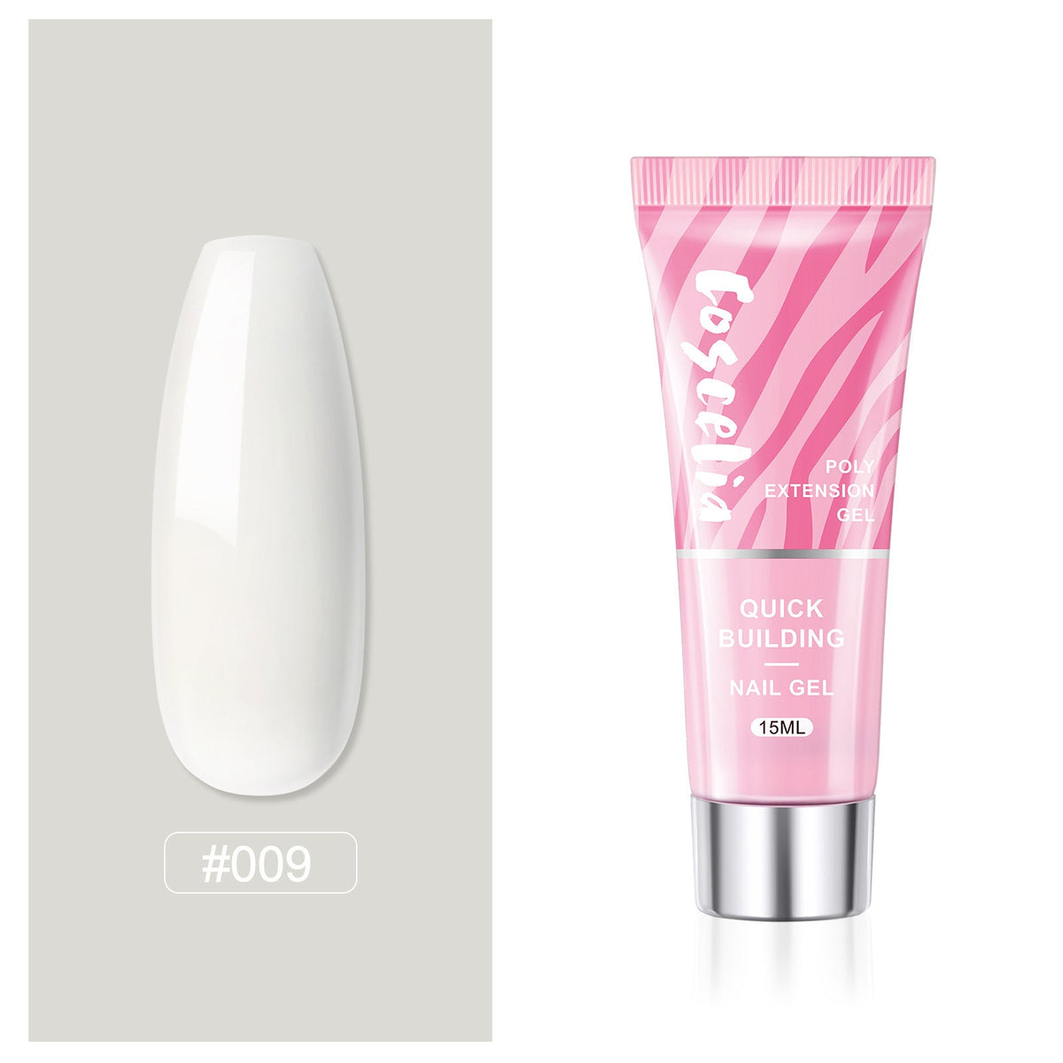 Poly Nail Extension Gel — Crystal-Infused, Quick-Building