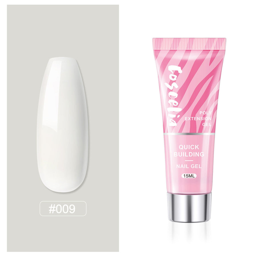 Poly Nail Extension Gel — Crystal-Infused, Quick-Building