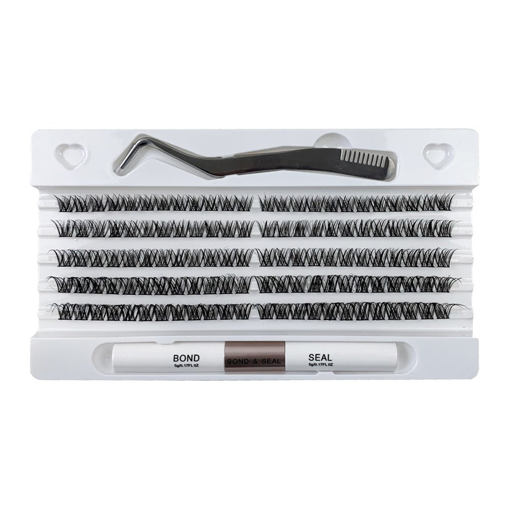 DIY Cluster Eyelash Extensions with Custom 8–16mm Lengths