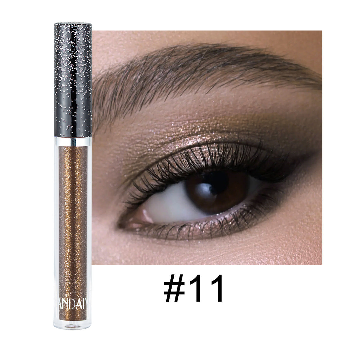 12 Color Liquid Eyeshadow for High-Shine Sparkle Looks