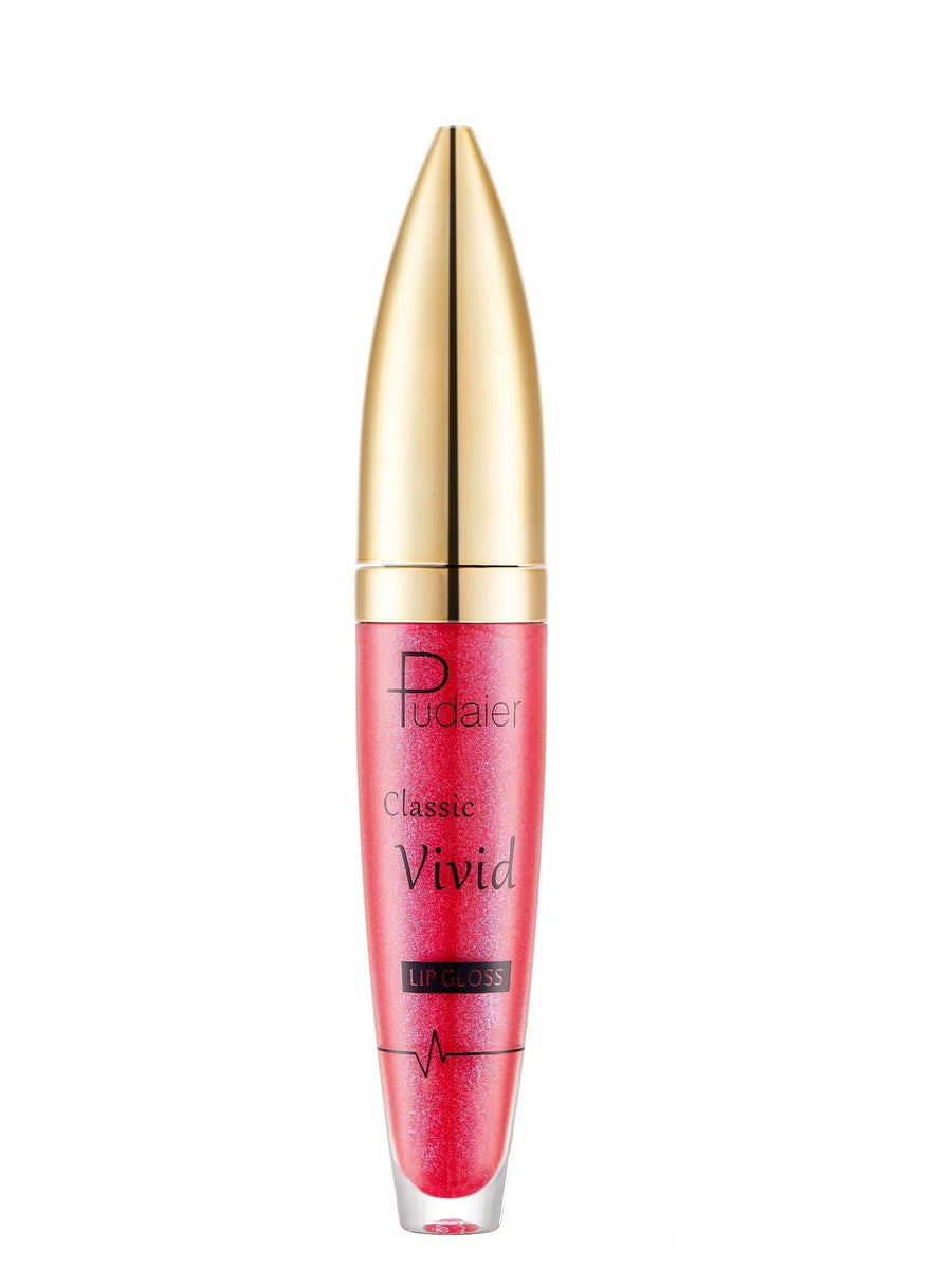 Lip Gloss — Diamond Glitter, Vivid High-Shine Color