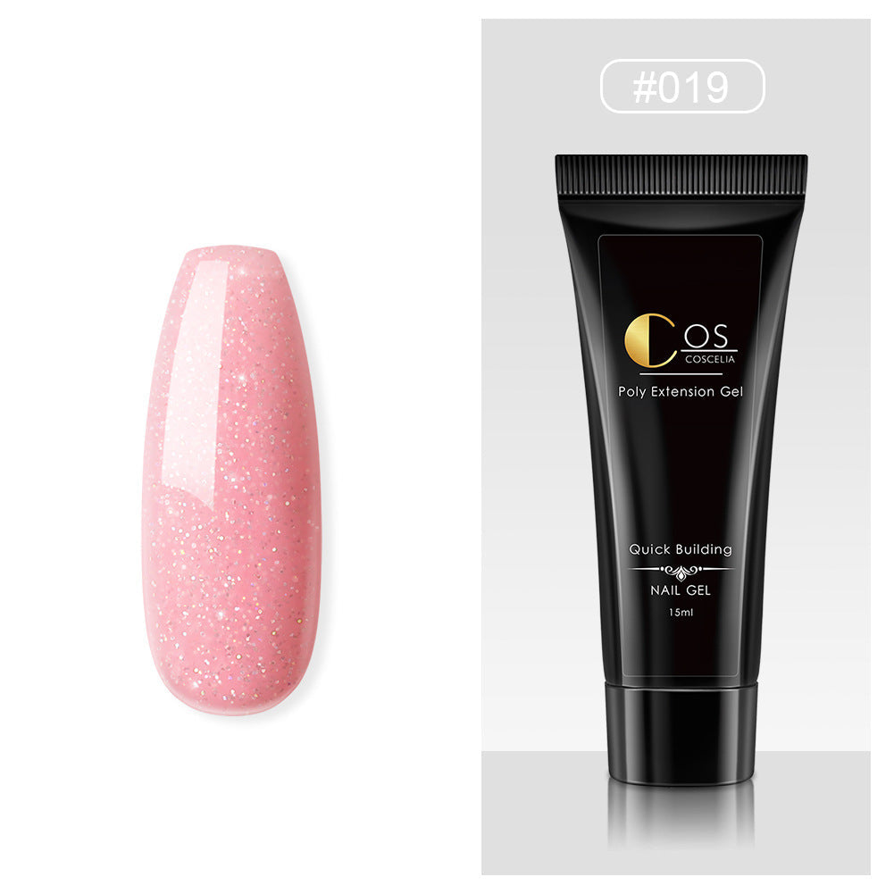 Quick-Building Poly Extension Gel — Heat-Activated Ombre