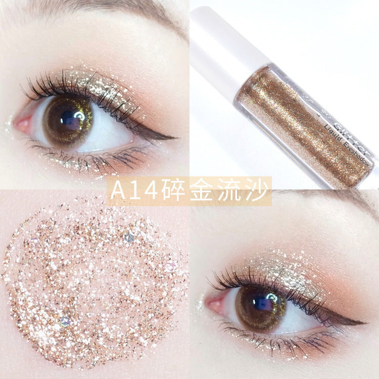 Liquid Glitter Eyeshadow for Instant Starry Eye Looks