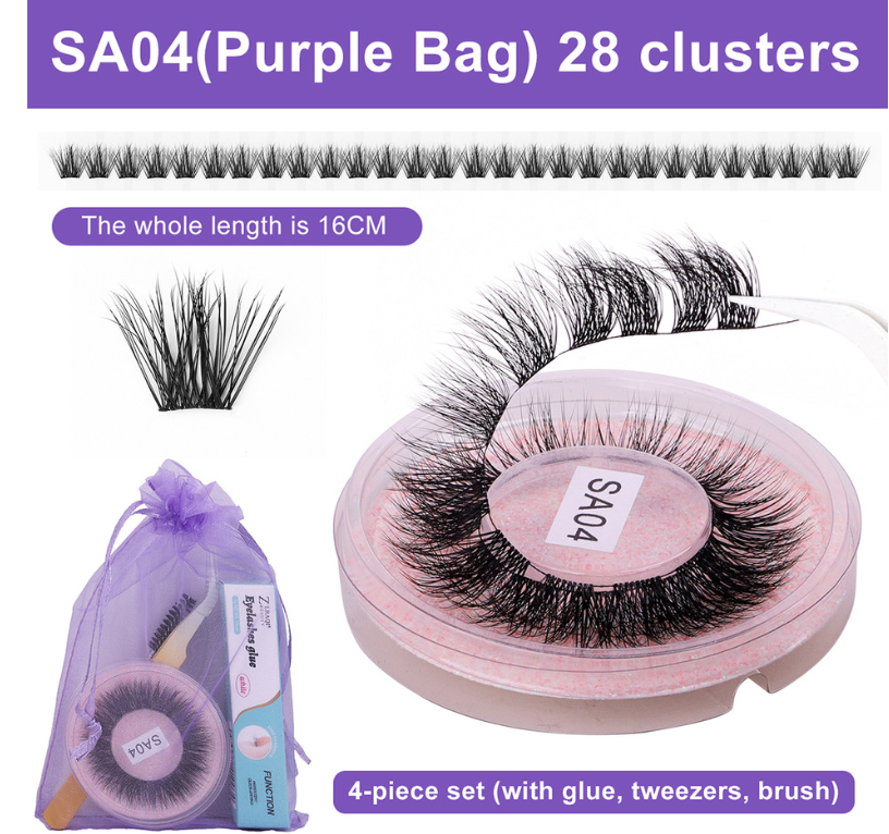 False Eyelashes Set for Custom Natural to Dramatic Looks