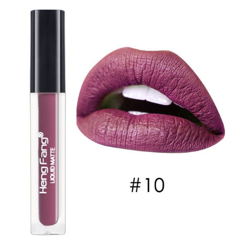 Waterproof Matte Liquid Lipstick – 20 Vivid Shades