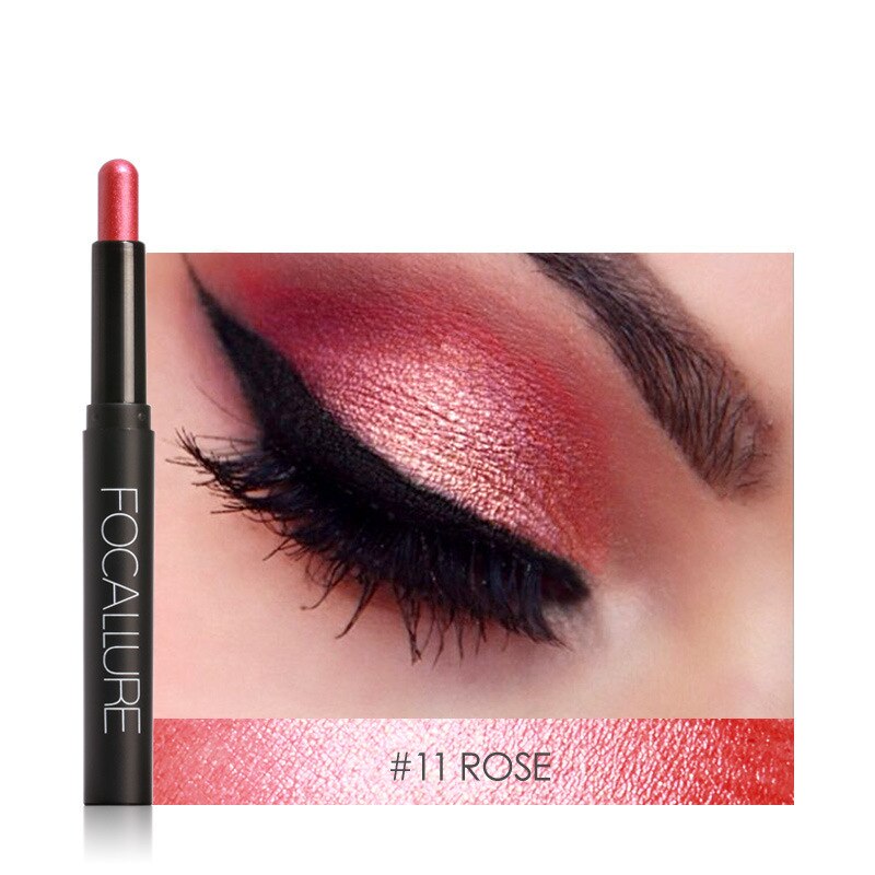12-Color Shimmer Eyeshadow Pencil Set for Quick Looks