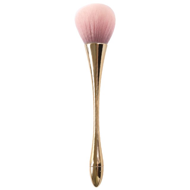 Rose Nail Dust Brush Set — Soft, Fluffy Flower-Shaped Bristles