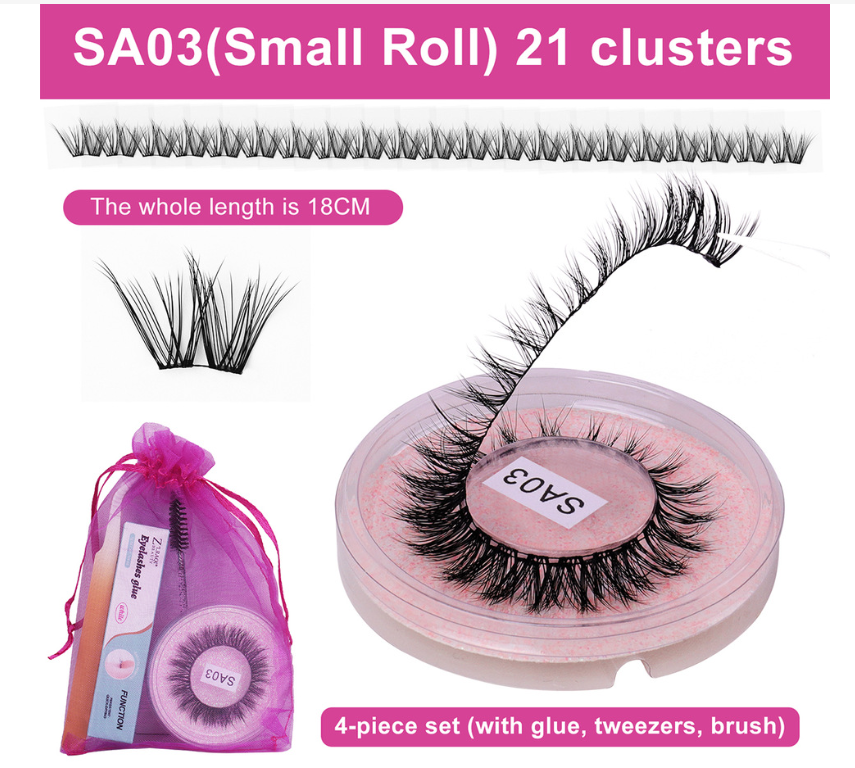 False Eyelashes Set for Custom Natural to Dramatic Looks