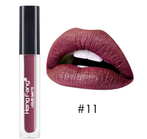 Waterproof Matte Liquid Lipstick – 20 Vivid Shades