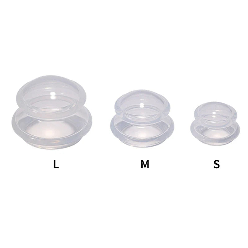 Silicone Cupping Set — Safe Suction Therapy for Cellulite
