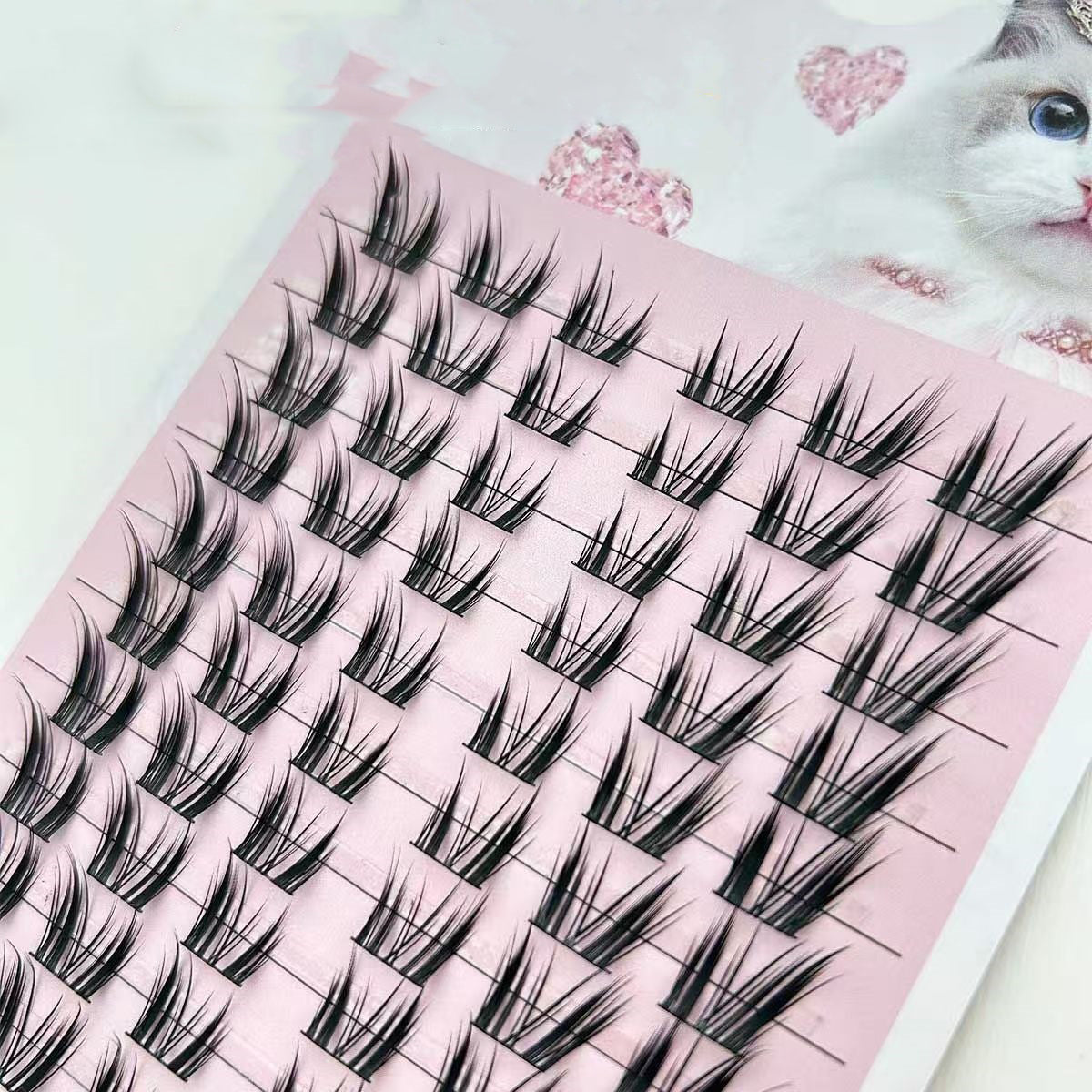 Segmented False Eyelashes for Custom Natural Volume