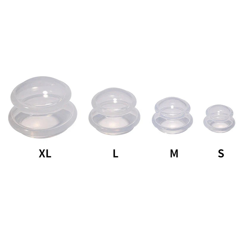 Silicone Cupping Set — Safe Suction Therapy for Cellulite