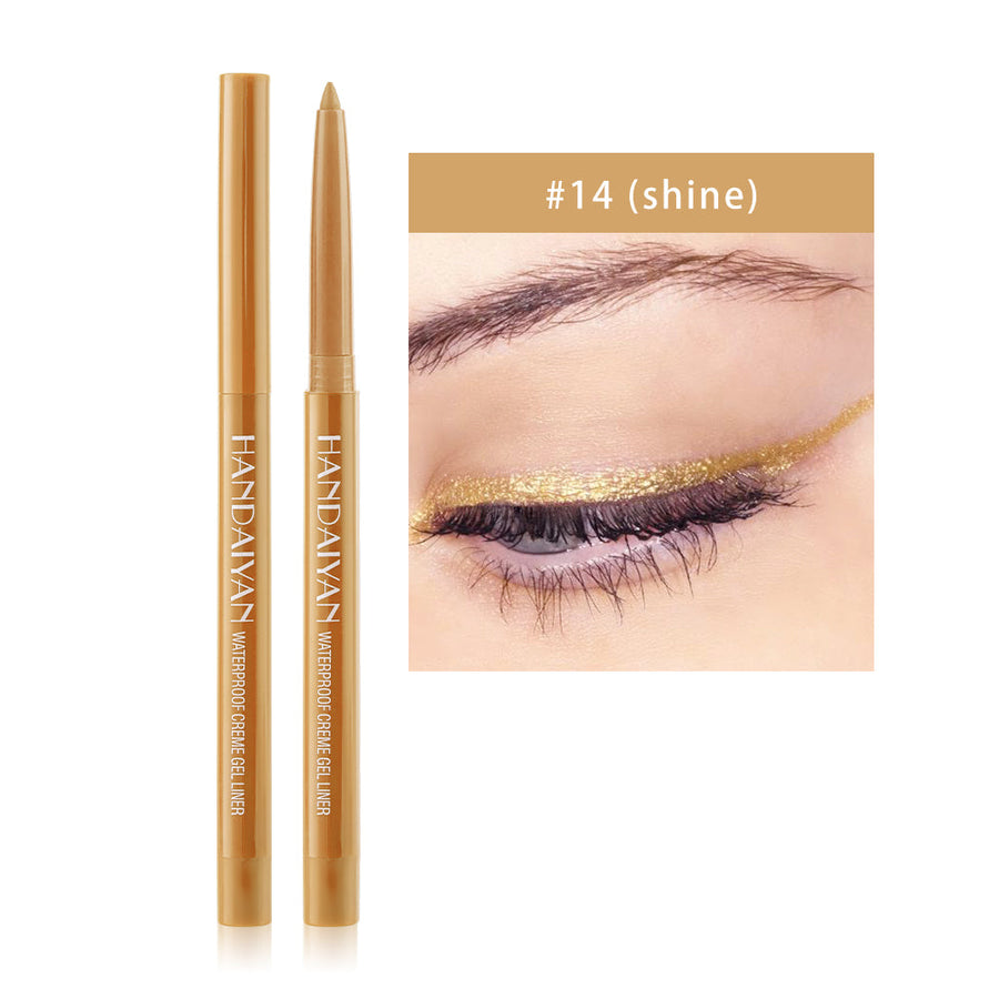 20-Color Waterproof Colorful Eyeliner Pen Set for Looks