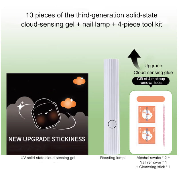 UV Nail Glue Gel — Dual Adhesive for Seamless Press-On