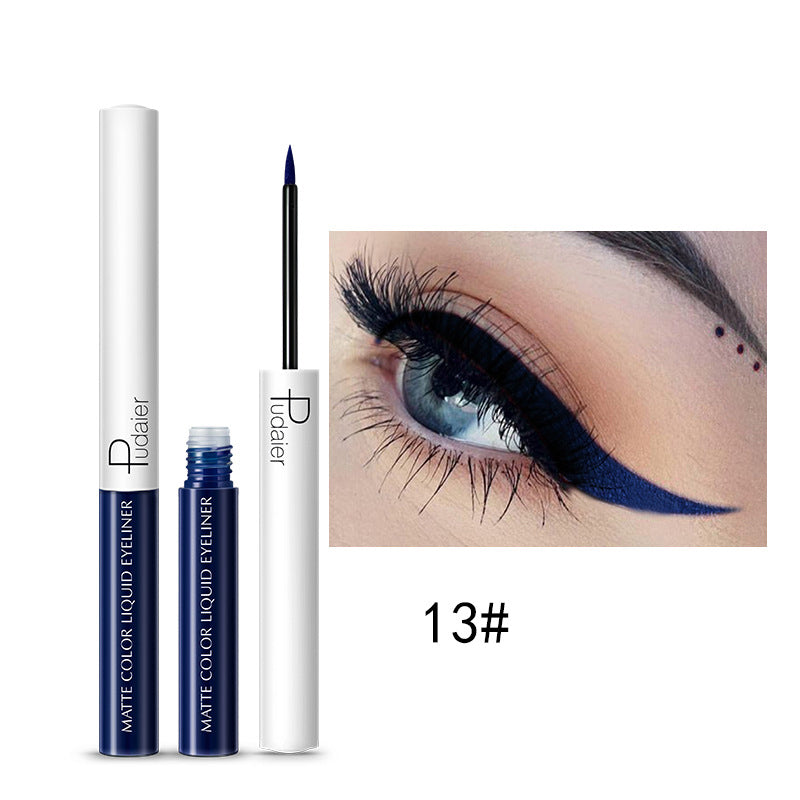 Waterproof Liquid Eyeliner for Precise, Vivid Color Definition