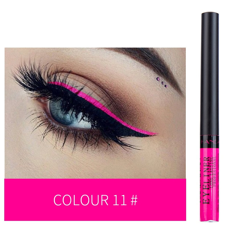 HANDAIYAN 12 Color Liquid Eyeliner Waterproof Set
