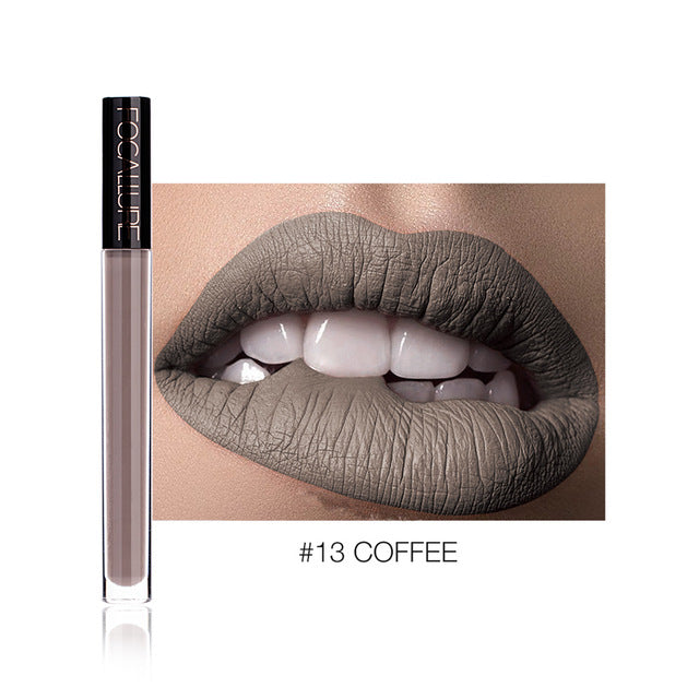 Liquid Lipstick Matte Color, Waterproof Kiss-Proof Wear