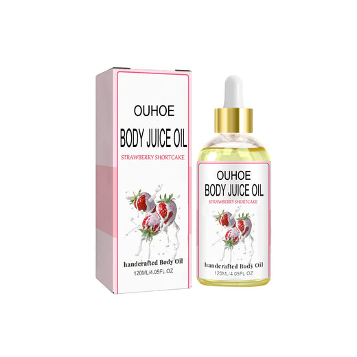 Strawberry Body Oil for Dry, Itchy Skin Relief