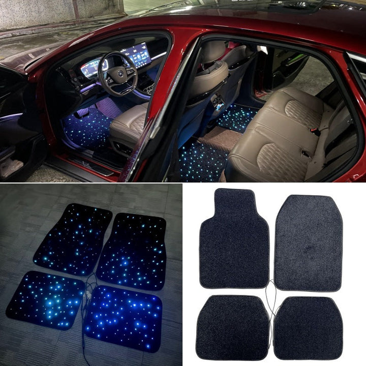 Starlight Fiber Optic Mats — Your Car, Now a Luxury Lounge
