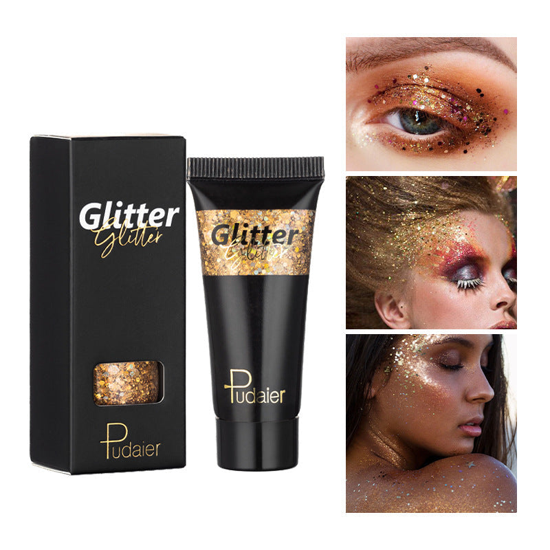 Liquid Glitter Eyeshadow for High-Flash Stage Looks