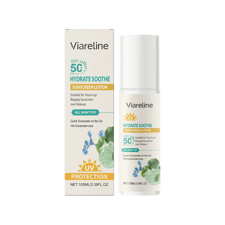 Viareline SPF 50 Hydrating Emulsion Reapply Over Makeup