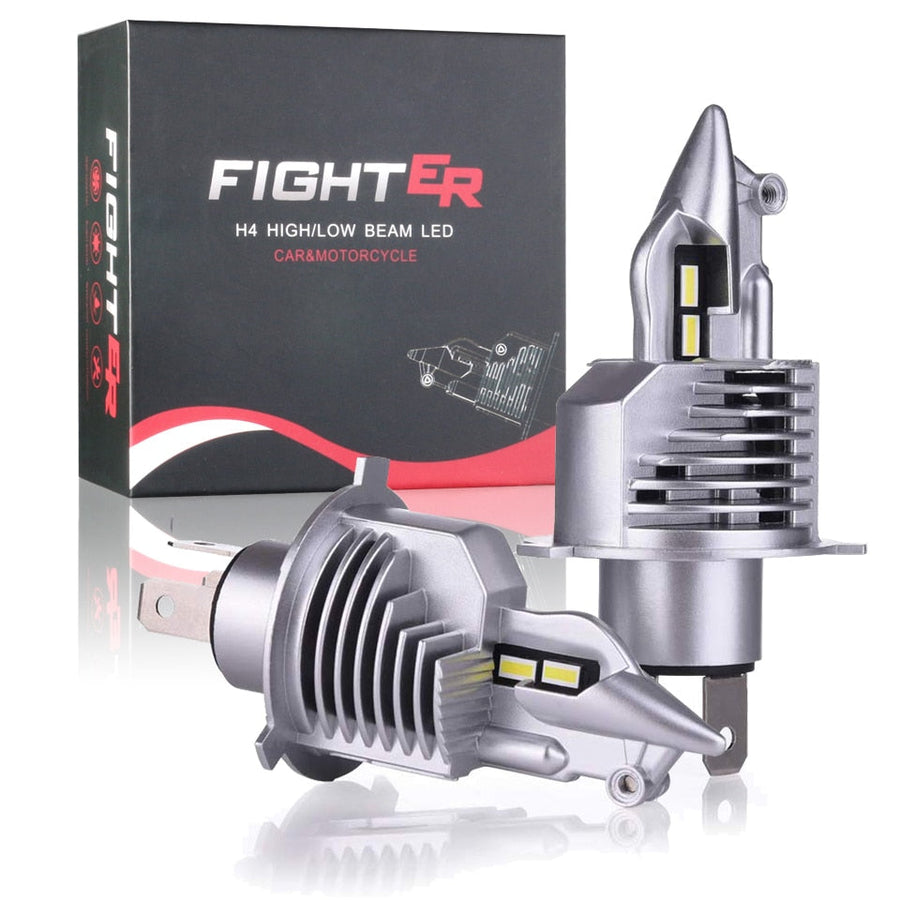 H4 LED Headlight Bulbs — 16,000 Lumens of Ultra‑Bright Clarity