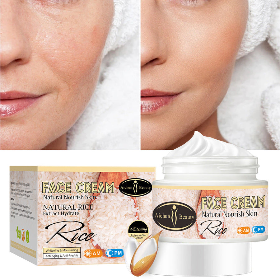 Rice Face Cream for Hydrated, Brighter-Looking Skin