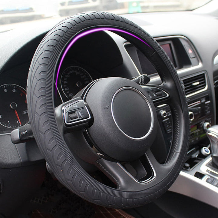 Silicone Steering Wheel Cover — Skidproof Grip & Universal Fit