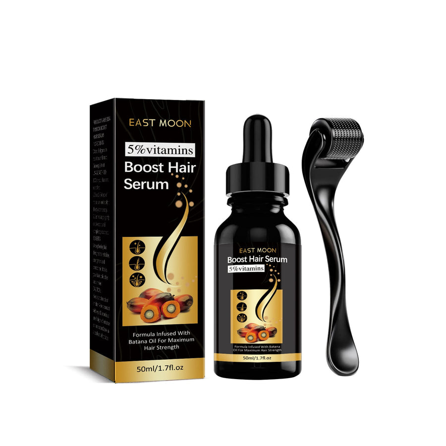 Hair Growth Serum With Scalp Roller for Fuller-Looking Hair