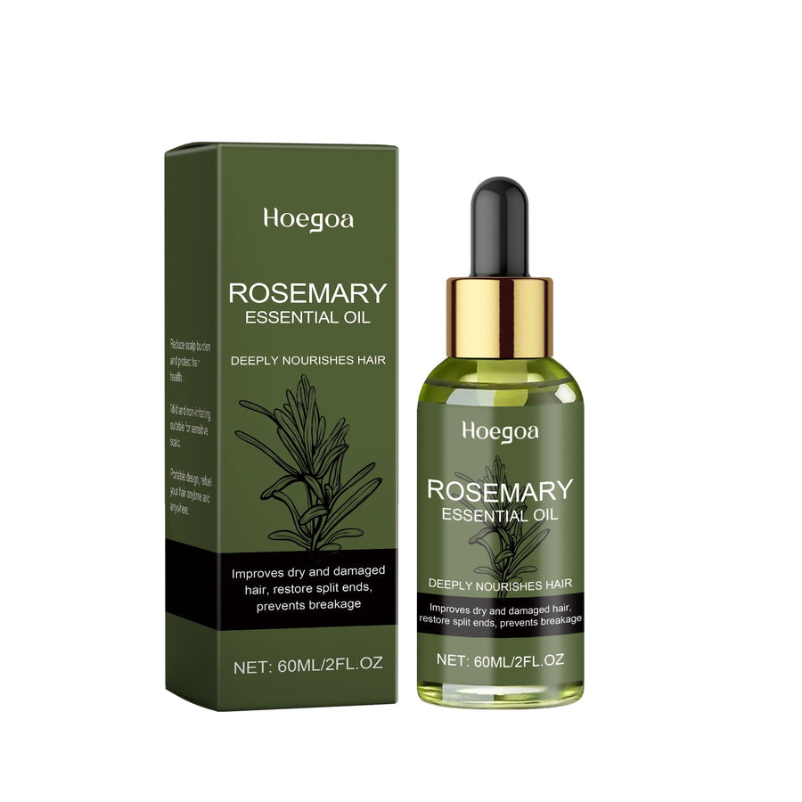 Rosemary Hair Oil for Dry, Damaged Hair & Glossy Shine