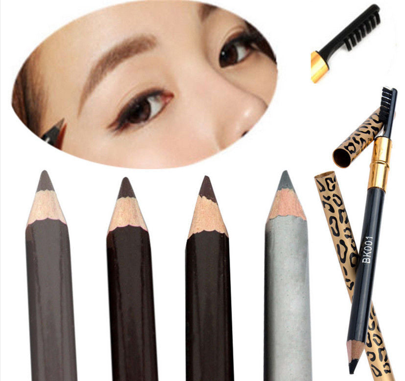 Waterproof Eyebrow Pencil with Spoolie for Defined Brows