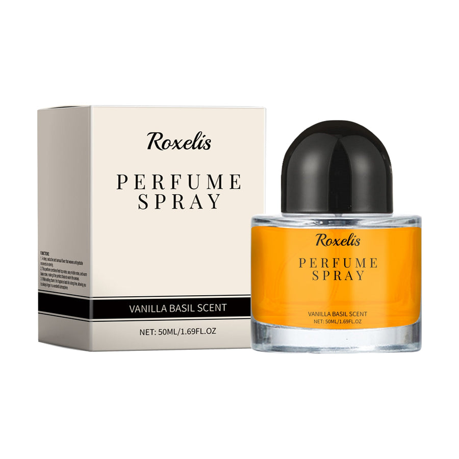 Vanilla Basil Perfume With Fresh Bergamot Elegance