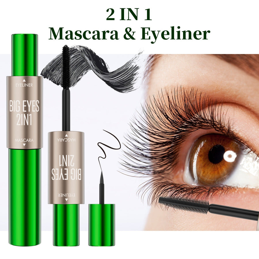 2-in-1 Mascara & Eyeliner for Long, Defined Eye Looks