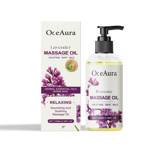 Lavender Body Massage Oil for Dry Skin Relief