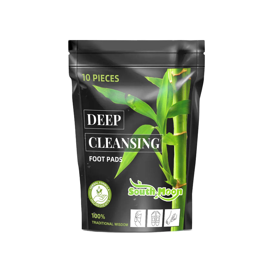 Bamboo Charcoal Foot Pads — Deep Cleansing & Better Sleep