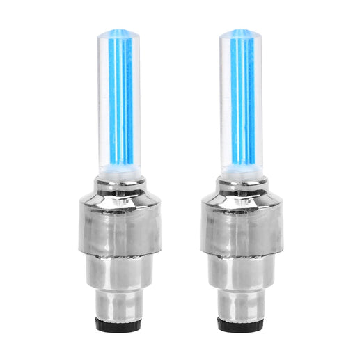 LED Tire Valve Cap Lights — Glowing Wheel Effect