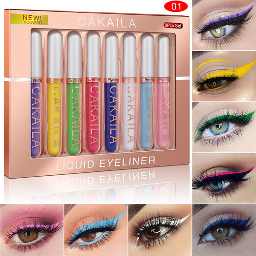 Colorful Liquid Eyeliner Set for Graphic Eye Looks